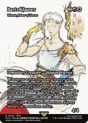 Winota, Joiner of Forces (Bartz Klauser) (Borderless)\nFINAL FANTASY Through the Ages\nSingle\nMagic The Gathering