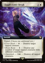 Cloud's Limit Break (Extended Art)\nFINAL FANTASY Commander - Variants\nSingle\nMagic The Gathering