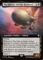 The Falcon, Airship Restored (Extended Art)\nFINAL FANTASY Commander - Variants\nSingle\nMagic The Gathering