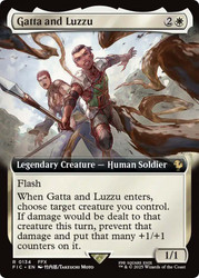 Gatta and Luzzu (Extended Art)\nFINAL FANTASY Commander - Variants\nSingle\nMagic The Gathering