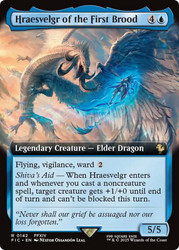 Hraesvelgr of the First Brood (Extended Art)\nFINAL FANTASY Commander - Variants\nSingle\nMagic The Gathering