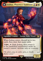 Joshua, Phoenix's Dominant // Phoenix, Warden of Fire (#494) (Extended Art)\nFINAL FANTASY - Variants\nSingle\nMagic The Gathering