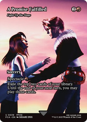 Light Up the Stage (A Promise Fulfilled) (Borderless)\nFINAL FANTASY Through the Ages\nSingle\nMagic The Gathering