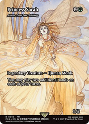 Azusa, Lost but Seeking (Princess Sarah) (Borderless)\nFINAL FANTASY Through the Ages\nSingle\nMagic The Gathering