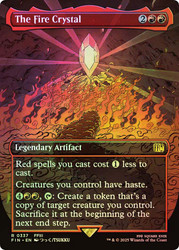 The Fire Crystal (Borderless)\nFINAL FANTASY - Variants\nSingle\nMagic The Gathering