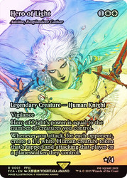 Adeline, Resplendent Cathar (Hero of Light) (Borderless)\nFINAL FANTASY Through the Ages\nSingle\nMagic The Gathering