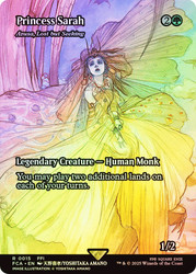Azusa, Lost but Seeking (Princess Sarah) (Borderless)\nFINAL FANTASY Through the Ages\nSingle\nMagic The Gathering