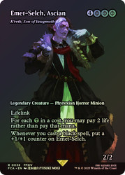 K'rrik, Son of Yawgmoth (Emet-Selch, Ascian) (Borderless)\nFINAL FANTASY Through the Ages\nSingle\nMagic The Gathering