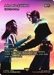 Light Up the Stage (A Promise Fulfilled) (Borderless)\nFINAL FANTASY Through the Ages\nSingle\nMagic The Gathering