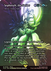 Atraxa, Grand Unifier (Sephiroth, the Savior) (Borderless)\nFINAL FANTASY Through the Ages\nSingle\nMagic The Gathering