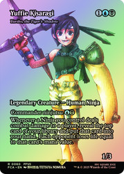 Yuriko, the Tiger's Shadow (Yuffle Kisaragi) (Borderless)\nFINAL FANTASY Through the Ages\nSingle\nMagic The Gathering