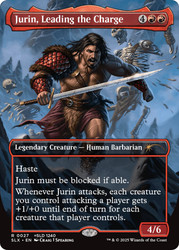 Jurin, Leading the Charge (Secret Lair) (Borderless)\nPromo: General\nSingle\nMagic The Gathering