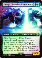 Omega, Heartless Evolution (#501) (Extended Art)\nFINAL FANTASY - Variants\nSingle\nMagic The Gathering