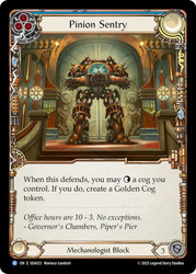 Pinion Sentry
High Seas
Single
Flesh and Blood