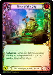 Teeth of the Cog (Yellow)
High Seas
Single
Flesh and Blood