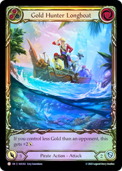 Gold Hunter Longboat (Extended Art)
Treasure Pack
Single
Flesh and Blood