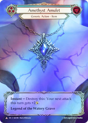 Amethyst Amulet (Marvel)
Treasure Pack
Single
Flesh and Blood