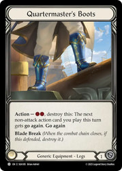 Quartermaster's Boots
High Seas
Single
Flesh and Blood