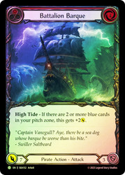 Battalion Barque (Red)
High Seas
Single
Flesh and Blood