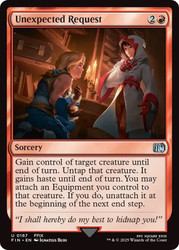 Unexpected Request\nFINAL FANTASY\nSingle\nMagic The Gathering