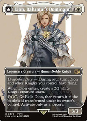 Dion, Bahamut's Dominant // Bahamut, Warden of Light (#376) (Borderless)\nFINAL FANTASY - Variants\nSingle\nMagic The Gathering