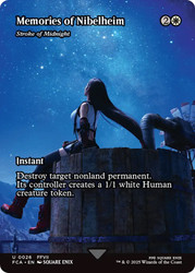 Stroke of Midnight (Memories of Nibelheim) (Borderless)\nFINAL FANTASY Through the Ages\nSingle\nMagic The Gathering
