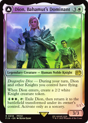 Dion, Bahamut's Dominant // Bahamut, Warden of Light\nFINAL FANTASY\nSingle\nMagic The Gathering