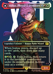 Joshua, Phoenix's Dominant // Phoenix, Warden of Fire (Borderless) (Surge Foil)\nFINAL FANTASY - Alternate Foil Variants\nSingle\nMagic The Gathering