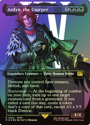 Ardyn, the Usurper (Borderless) (Surge Foil)\nFINAL FANTASY - Alternate Foil Variants\nSingle\nMagic The Gathering