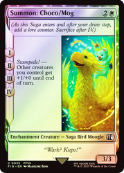 Summon: Choco/Mog\nFINAL FANTASY\nSingle\nMagic The Gathering