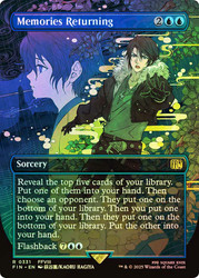 Memories Returning (Borderless)\nFINAL FANTASY - Variants\nSingle\nMagic The Gathering