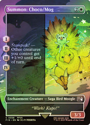 Summon: Choco/Mog (Borderless)\nFINAL FANTASY - Variants\nSingle\nMagic The Gathering