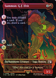 Summon: G.F. Ifrit (Showcase)\nFINAL FANTASY - Variants\nSingle\nMagic The Gathering
