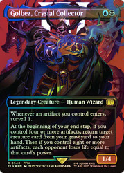 Golbez, Crystal Collector (Borderless) (Surge Foil)\nFINAL FANTASY - Alternate Foil Variants\nSingle\nMagic The Gathering