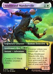 Hildibrand Manderville // Gentleman's Rise (Extended Art)\nFINAL FANTASY Commander - Variants\nSingle\nMagic The Gathering