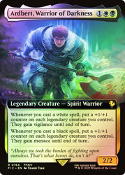 Ardbert, Warrior of Darkness (Extended Art)\nFINAL FANTASY Commander - Variants\nSingle\nMagic The Gathering