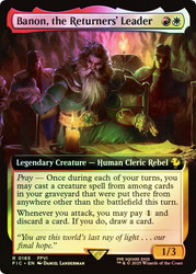 Banon, the Returners' Leader (Extended Art)\nFINAL FANTASY Commander - Variants\nSingle\nMagic The Gathering