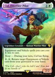 Cid, Freeflier Pilot (Extended Art)\nFINAL FANTASY Commander - Variants\nSingle\nMagic The Gathering