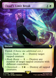 Cloud's Limit Break (Extended Art)\nFINAL FANTASY Commander - Variants\nSingle\nMagic The Gathering