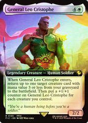 General Leo Cristophe (Extended Art)\nFINAL FANTASY Commander - Variants\nSingle\nMagic The Gathering