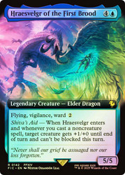 Hraesvelgr of the First Brood (Extended Art)\nFINAL FANTASY Commander - Variants\nSingle\nMagic The Gathering