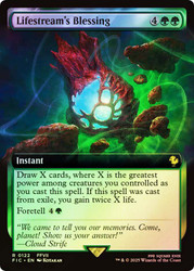 Lifestream's Blessing (Extended Art)\nFINAL FANTASY Commander - Variants\nSingle\nMagic The Gathering
