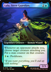 Lulu, Stern Guardian (Extended Art)\nFINAL FANTASY Commander - Variants\nSingle\nMagic The Gathering