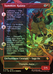 Summon: Kujata (Borderless)\nFINAL FANTASY Commander - Variants\nSingle\nMagic The Gathering