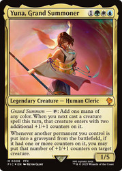 Yuna, Grand Summoner\nFINAL FANTASY Commander\nSingle\nMagic The Gathering