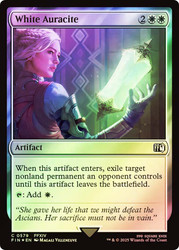 White Auracite (Surge Foil)\nFINAL FANTASY - Alternate Foil\nSingle\nMagic The Gathering