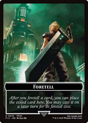 {Foretell} // {Treasure Token}\nFINAL FANTASY Commander\nSingle\nMagic The Gathering