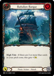 Battalion Barque (Red)
Armory Deck: Gravy Bones
Single
Flesh and Blood