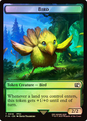 {Bird Token} (#016) // {Hero Token} (#007)\nFINAL FANTASY\nSingle\nMagic The Gathering