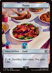 {Food Token} // {Hero Token} (#002)\nFINAL FANTASY\nSingle\nMagic The Gathering